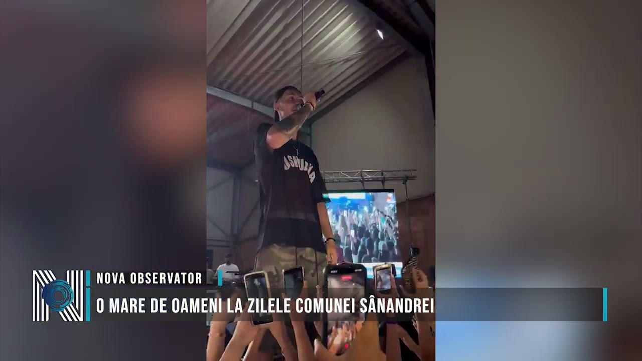 O mare de oameni la Zilele Comunei Sânandrei