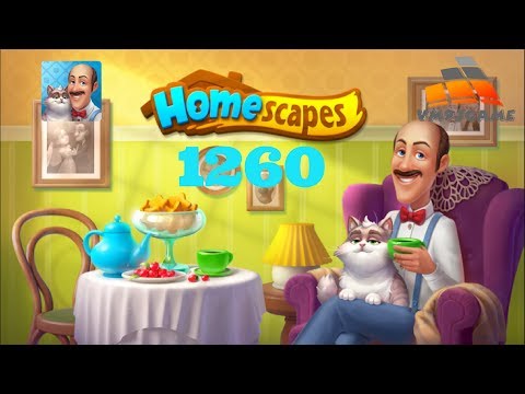 HOMESCAPES Gameplay - Level 1260 (iOS, Android)