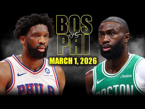 Boston Celtics vs Philadelphia 76ers Full Game Highlights – March 1, 2026 | NBA Season