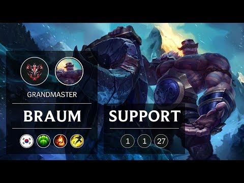 Braum Support vs Tahm Kench - KR Grandmaster Patch 9.3