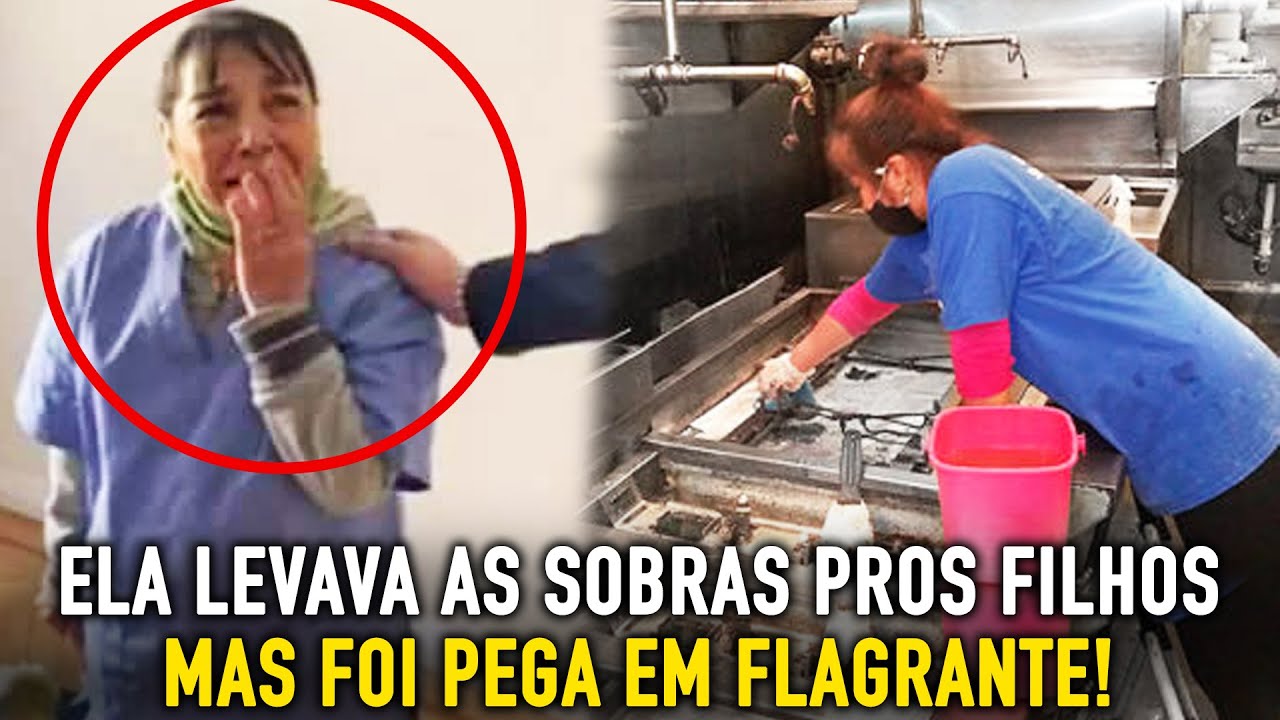 Faxineira Levava as Sobras do Restaurante pra Casa. Até que o Dono do Restaurante Descobriu...