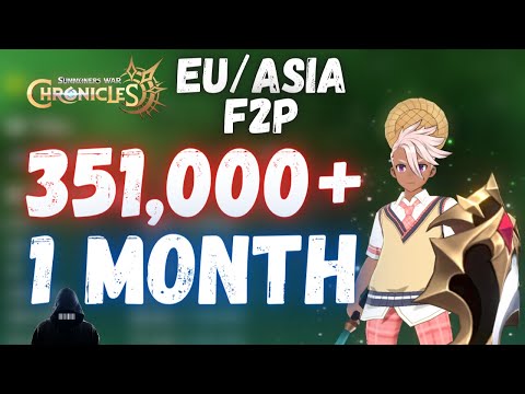HOW to get 350,000+ POWER LEVEL!  FIRST MONTH on GLOBAL SERVERS! - Summoners War Chronicles