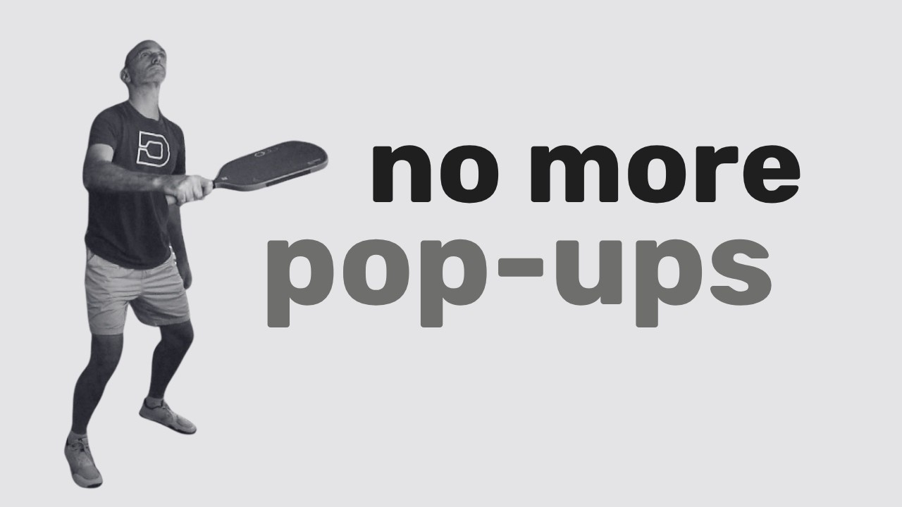 The physics behind your pop ups in pickleball