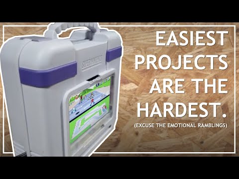 Portable Super Nintendo Project | SNES Mini Case Raspberry Pi Custom