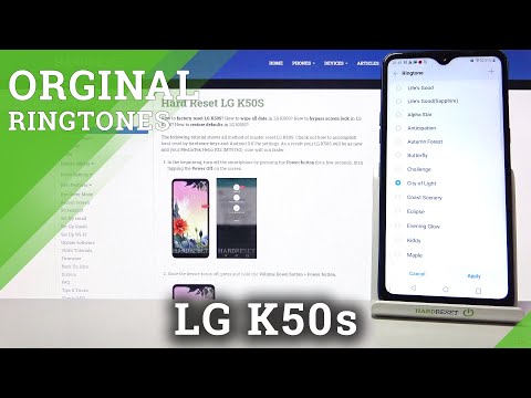 LG K50S Ringtones | List of Original Ringtones