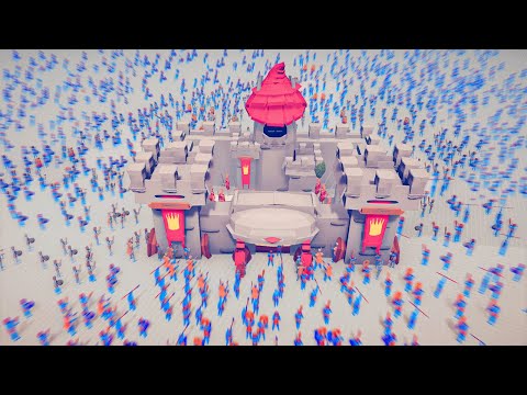 MEDIEVAL CASTLE DEFENSE 👑 vs ⚔️ 200x EVERY TEAM ARMY / Totally Accurate Battle Simulator ( TABS )