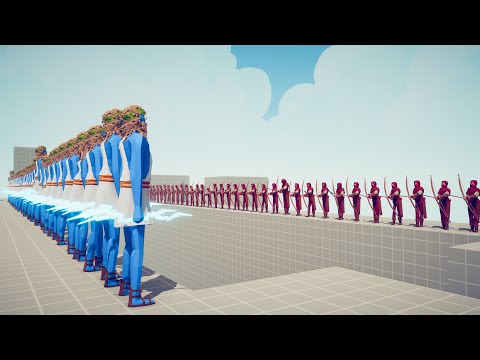 50x ZEUS vs 50x EVERY RANGED UNITS - Totally Accurate Battle Simulator TABS