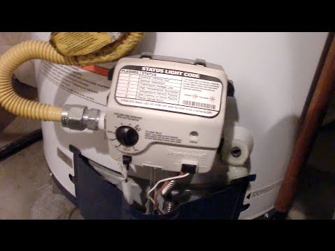How to light a HONEYWELL water heater pilot