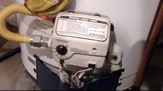 How to light a HONEYWELL water heater pilot