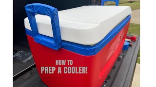 HOW TO PREP A COOLER! Fraternity Formal Painted Cooler Prep
