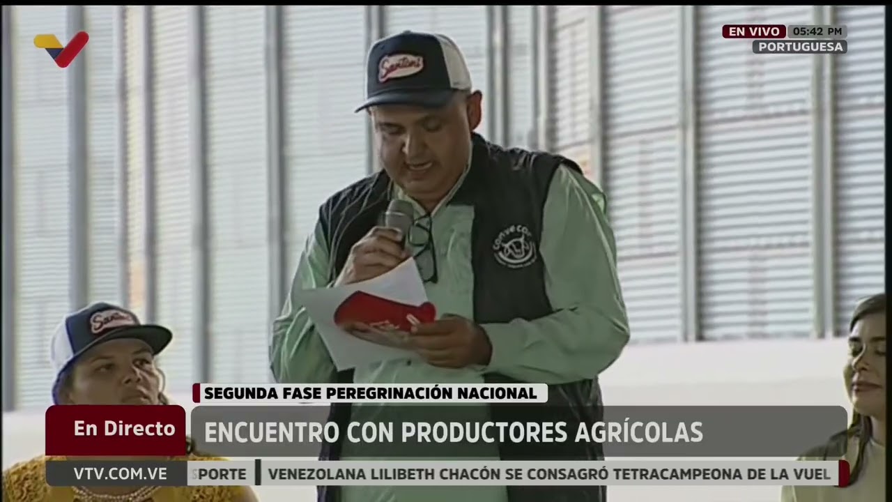 Jorge Rodríguez con productores agrícolas de Portuguesa, 10 de junio de 2026