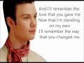 I'll Remember (Glee Cover Lyrics)