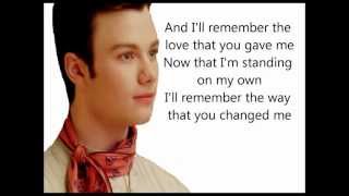 I&#39;ll Remember (Glee Cover Lyrics)