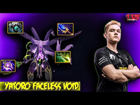Tspirit Yatoro Faceless Void Aghanim Scepter Build Dota 2 Pro Highlights 7.32b
