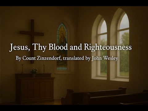 🎵✨ Jesus, Thy Blood and Righteousness 💖 | Count Zinzendorf 🕊️ | Translated by John Wesley 😊🙌