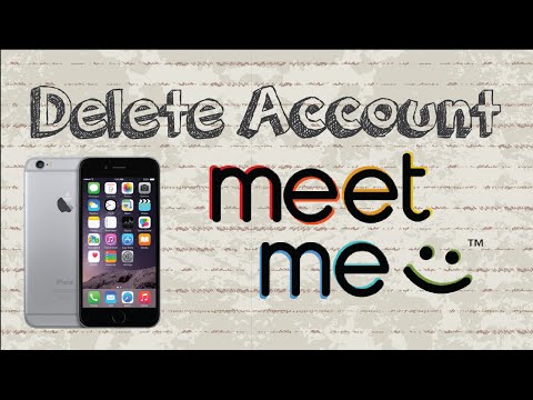 Account delete me meet 