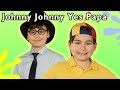 Johnny Johnny Yes Papa And More KID PLAYS MESSY COLORS GAME Mother Goose Club Songs For Children