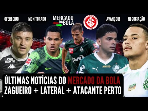 🚨 NOTÍCIAS DO INTER HOJE 💣 BOMBA 💣 CONTRATAÇÃO ATACANTE PERTO💣+ 3 REFORÇOS💣PEDIDO DE PEZZOLANO