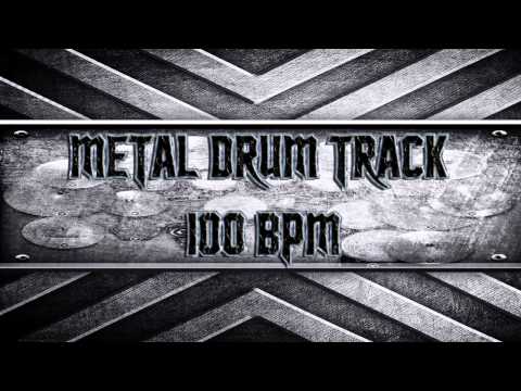 Metal Drum Track 100 BPM (HQ,HD)