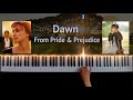 Dawn - Pride & Prejudice - Piano Synthesia Tutorial + Free Sheet Music