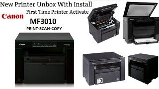 Canon MF 3010 New Printer First Time Install !! canon MF 3010 printer scanner driver with toolbox.?