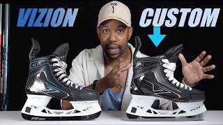 Custom Skates might be RUINED ! - CCM VIZION Custom hockey skates vs retail
