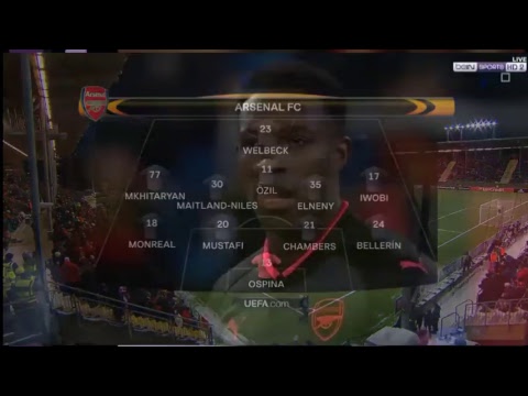 ostersunds fk vs arsenal 0-3