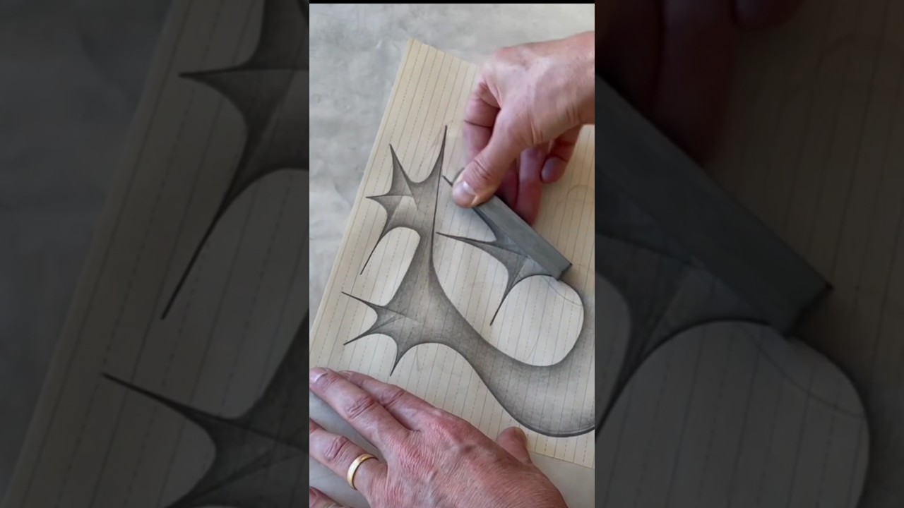 No Paint, No Color — Just Graphite  Magic 🔥