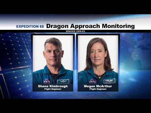 Expedition 65 - SpaceX CRS 23 Rendezvous and Docking