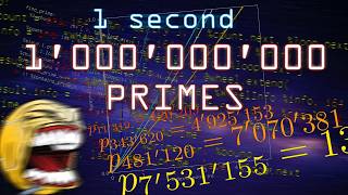 One second to find the BILLIONth PRIME MQDEFAULT Thumbnail