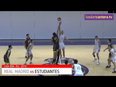 EBA - REAL MADRID vs ESTUDIANTES.- Liga EBA (Dic. 2019)