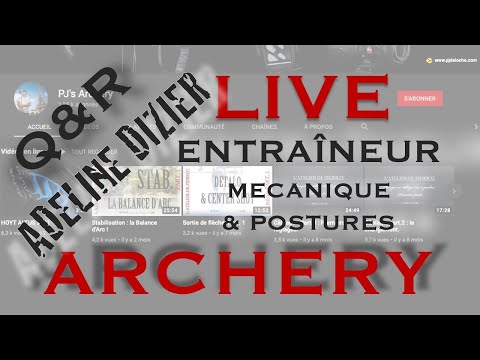 Je cause mécanique de l'arc avec un entraîneur, et en plus, c'est une nana !