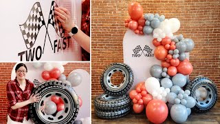 Two Fast Balloon Garland