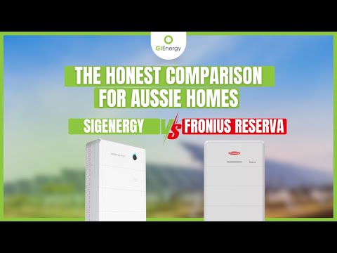 Sigenergy vs Fronius Reserva - The Honest Comparison for Aussie Homes