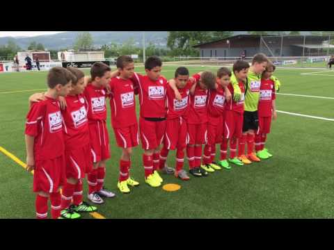 Die E2 beim Sportlergruß am 11.05.2016
