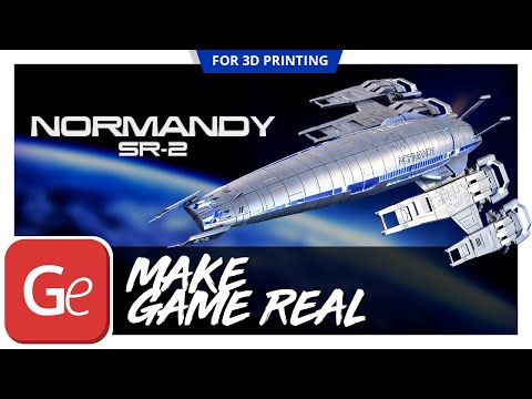 Normandy SR-2 3D Printing Model | Make Game Real