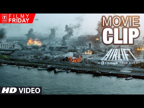 AIRLIFT Movie CLIPS 2 -  The Attack Night