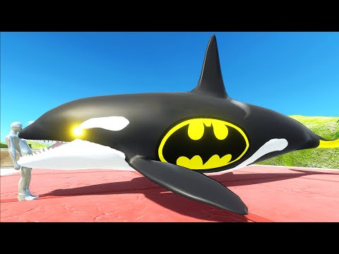 DEATH RUN ANCIENT vs BATMAN ORCA - Animal Revolt Battle Simulator