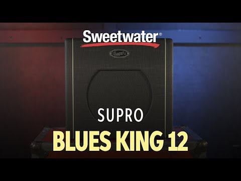 Immagine Supro 1812R Blues King 12 15-Watt 1x12" Guitar Combo 2019 - Present - Black - 7