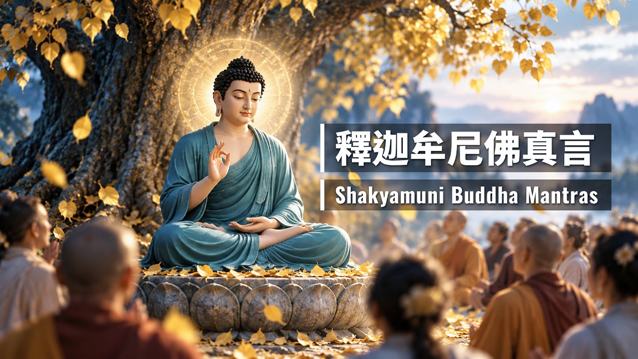 Shakyamuni Buddha Mantras for Wisdom & Inner Peace｜釋迦牟尼佛聖號、心咒與真言：覺醒本心，離苦得安｜Healing Buddhis