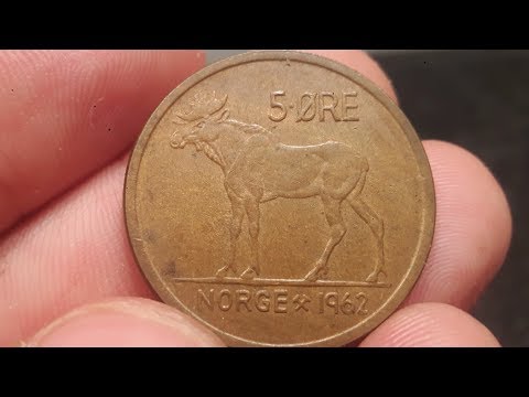 5 ORE NORGE COIN 1962 - OLAV V R coin VALUE