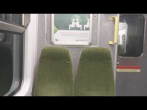 Onboard a DART class 8600 between Dalkey and glenageary