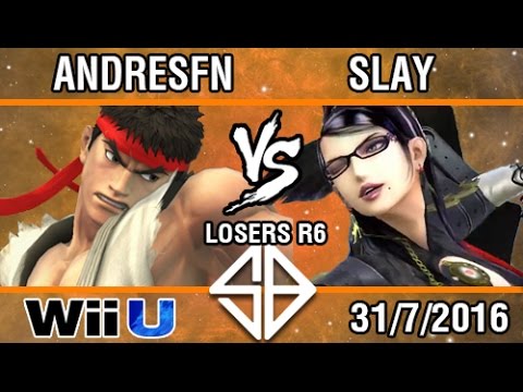 [SONIC BOOM] AndresFn (Ryu) Vs. Slay (Bayonetta) SSB4 Losers R6 - Top 16