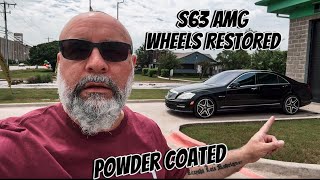 Mercedes S63 AMG wheels restored