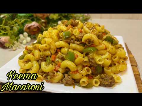 Keema Macaroni Recipe | How To Make Macaroni At Home | Keema Pasta Recipe