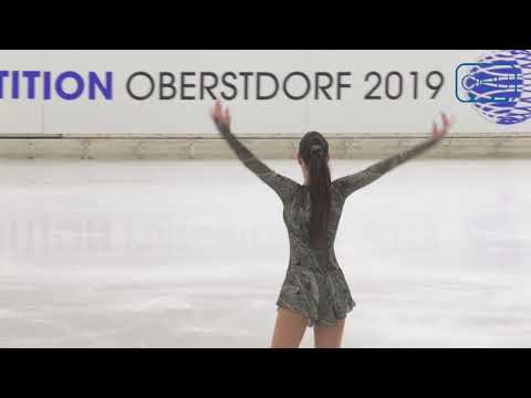 Chiara Panigada. Oberstdorf 2019. Bronze Ladies I FS. 13 place
