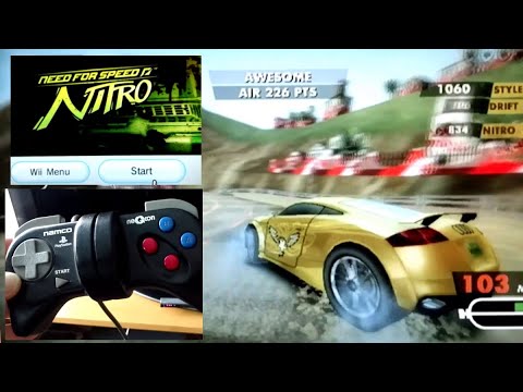 can I make Wii Need for Speed Nitro work with a Sony NeGcon?