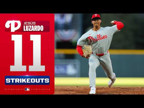 Luzardo LIGHTS IT UP! Jesús Luzardo strikes out 11 BATTERS against the Rockies! 😤