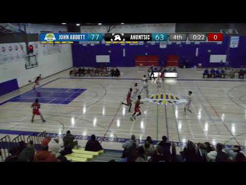 RSEQ Basketball masculin 🏀 Ahuntsic @ John Abbott [1/10/2025]