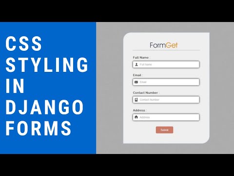 How Style the Forms Created by Model Forms in Django